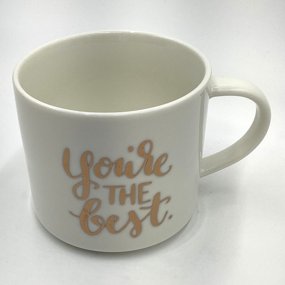 You're The Best Mug With Gold Script Porcelain Coffee Cup Gift Ideas Boss/Office